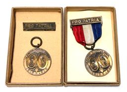 WWI Greenville County 1917-1919 Pro Patria Service Medals