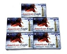 NIB 100rds. of .223 REM. 55gr. FMJ Federal MSR American Eagle Military-Grade Ammunition 