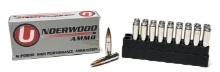 NIB 20rds. of .300 AAC Blackout 110gr. Varmageddon 2400 FPS Underwood High Performance Ammunition