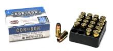 NIB 20rds. of 9mm LUGER +P 125gr. JHP COR-BON Personal Defense Ammunition