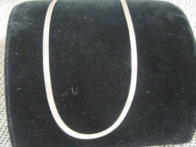 Sterling Silver 15" Herringbone Chain