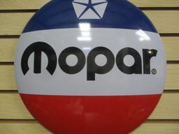 Mopar Metal Bubble Advertising Sign