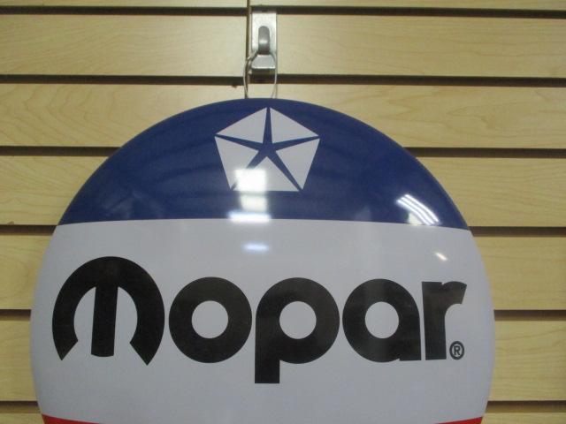 Mopar Metal Bubble Advertising Sign