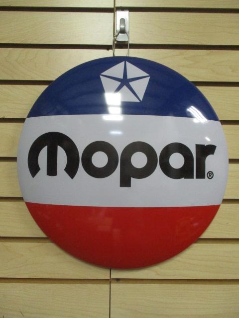 Mopar Metal Bubble Advertising Sign