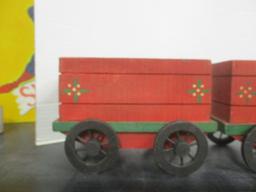 4 Piece Wood Train Set