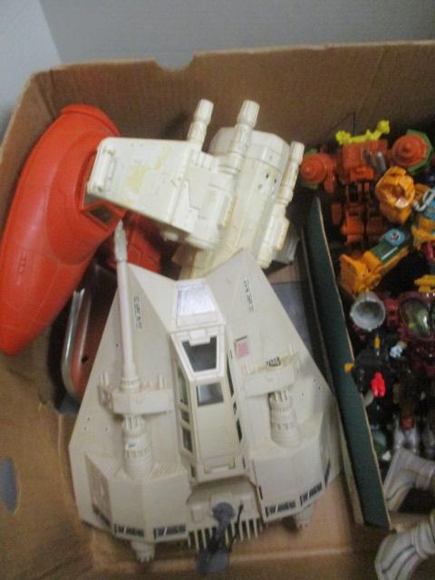 Vintage Star Wars Toy Lot - "Boda Fett", "IG-98", Vehicles, etc.