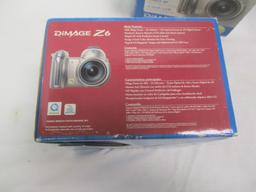 2 Konica Minolta Dimage Z6 Cameras in Original Boxes