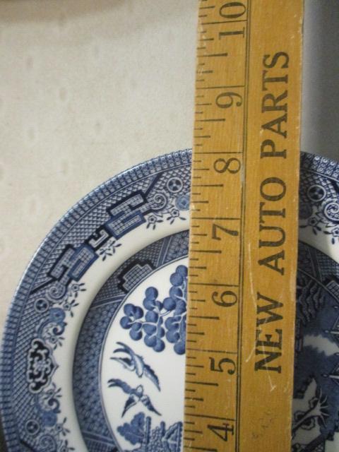 43 Pieces Johnson Bros. and Churchill "Blue Willow" China