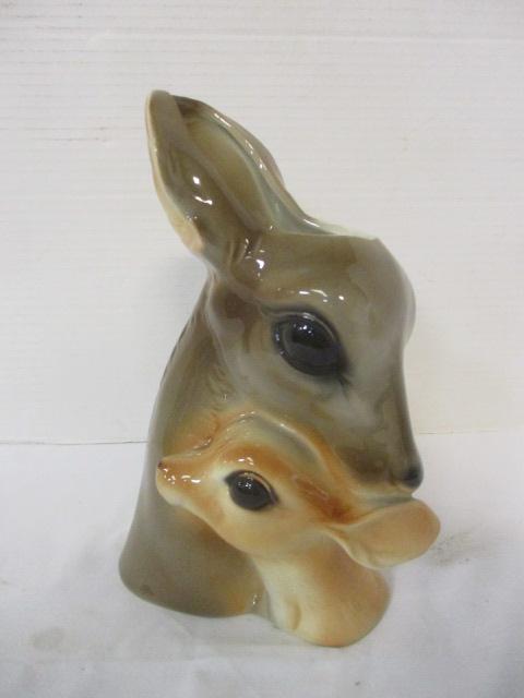 Vintage Royal Copley Deer Head Vase