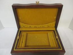 Eureka by Reed & Barton Mahogany Jewelry Box #616