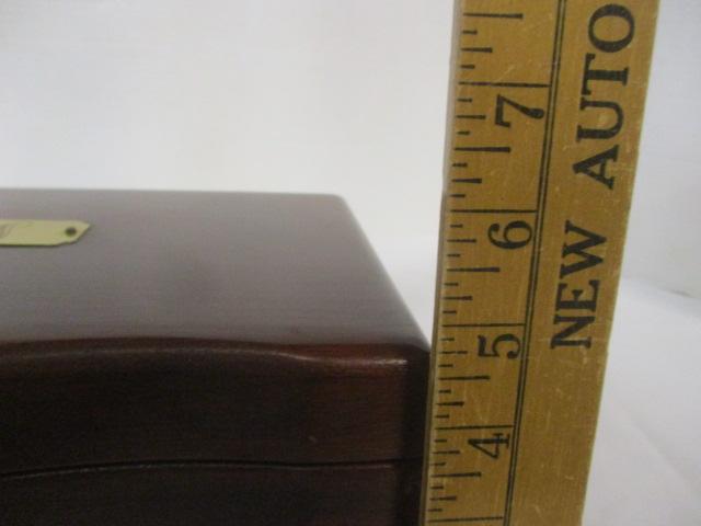 Eureka by Reed & Barton Mahogany Jewelry Box #616