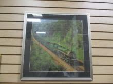 Framed and Matted "Southern Railroad Train" Puzzle