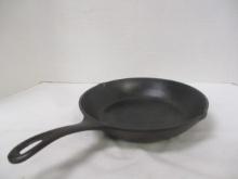 Vintage Cast Iron 10" Fry Pan - Marked "C S - Made in USA - H"