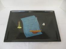 Vintage Couroc Lacquered Tray