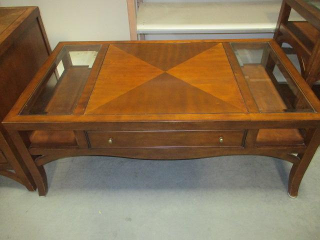 American Signature 2 Drawer Coffee Table