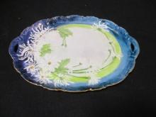 Handpainted Double Handle Serving Tray
