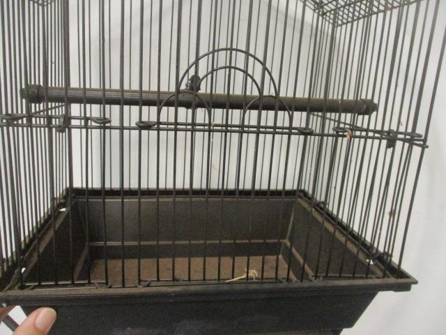 Vintage Bird Cage with Floor Stand