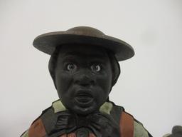 Cast Metal "Mr. Bojangles" Quartz Figural Clock