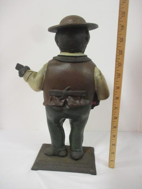 Cast Metal "Mr. Bojangles" Quartz Figural Clock