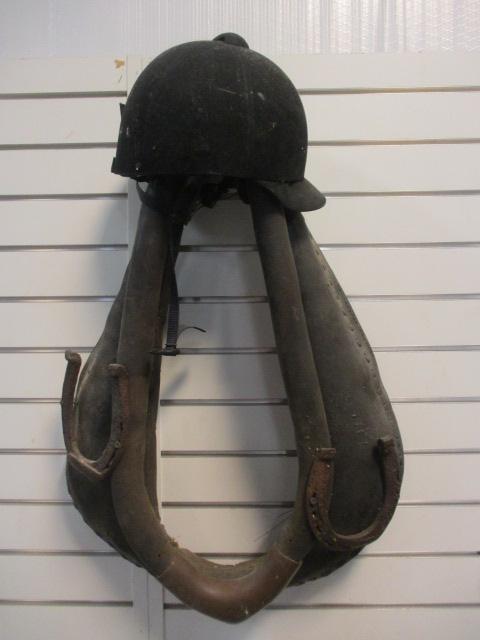 Vintage Custom Leather Horse Collar Wall Art