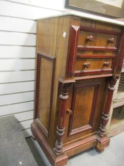 Antique Victorian Wash Stand with Marble Top