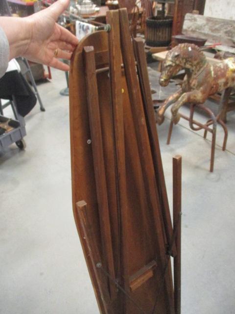 Vintage Wooden Folding Ironing Board