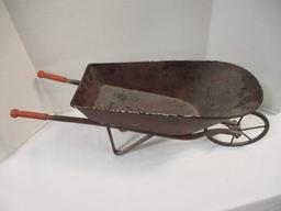 Decorative Metal Wheel Barrow