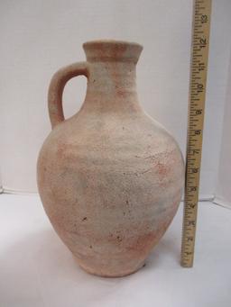 Painted Terra Cotta Jug