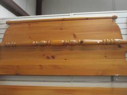 Pennsylvania House King Size Pine Bed w/ Wood Rails