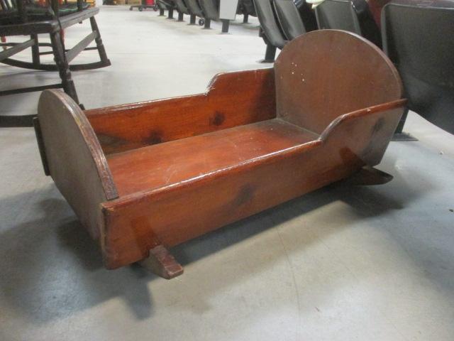 Vintage Wood Cradle