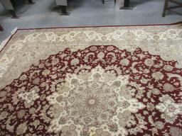 Hand Knotted Oriental Wool Area Rug