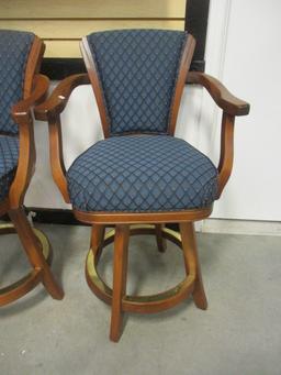 Pair of Mikhail Darafeev Swiveling Bar Chairs