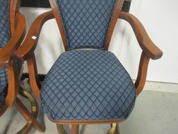 Pair of Mikhail Darafeev Swiveling Bar Chairs