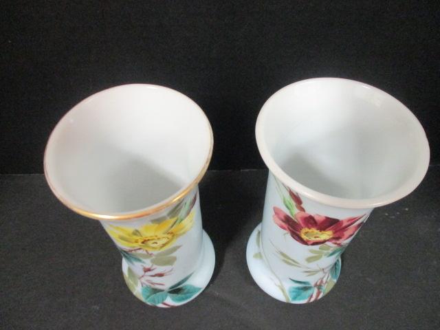 Pair of Handpainted Vases