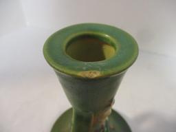 PR of Roseville Green Snowberry Candle Holders