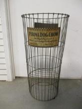 Vintage "Purina Dog Chow" Wire Store Display