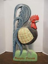 Hand Carved/Painted "Ralph-Pierre" Rooster Figure