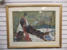 James Whistler "Caprice in Purple and Gold" Print