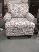 New Kinkaid Floral Design Rolled Armchair