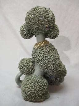 Vintage Poodle Spaghetti Dog Figurine 11" By Maxine