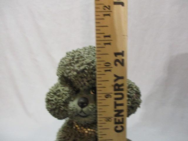 Vintage Poodle Spaghetti Dog Figurine 11" By Maxine