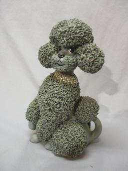 Vintage Poodle Spaghetti Dog Figurine 11" By Maxine