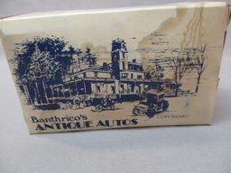 1974 Banthricos Antique Autos Metal Coin Bank