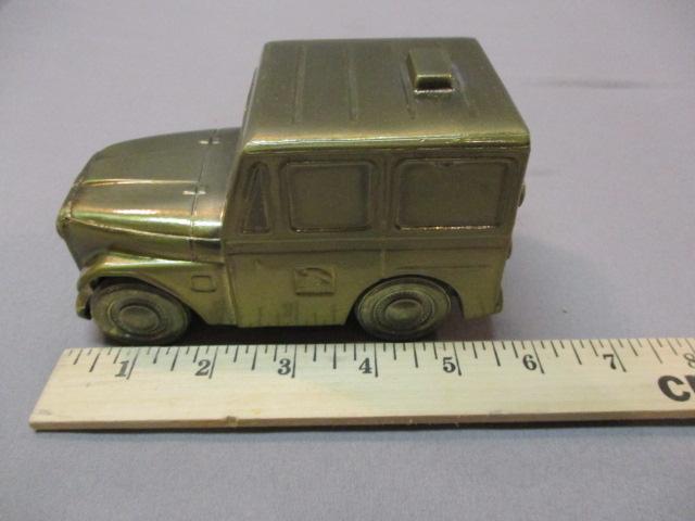 1974 Banthricos Antique Autos Metal Coin Bank