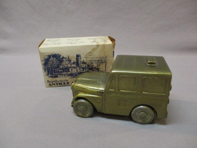 1974 Banthricos Antique Autos Metal Coin Bank