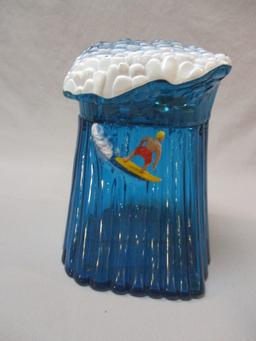 Wave Plastic Cookie Jar Plays 3 Beach Boys Songs 8 1/2"