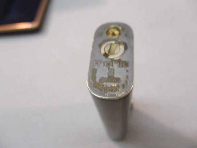 Vintage Monic II The Silent One Lighter in Original Case By US Lighter Co.
