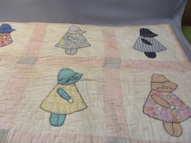 Vintage Sun Bonnet Sue Quilt 5ft x 6ft