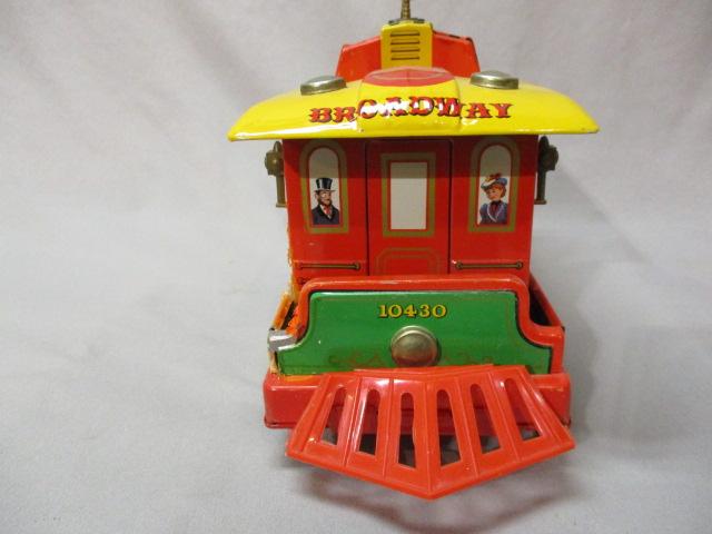 Vintage Tinkling Trolley With Original Box Battery Operated 13" x 7"