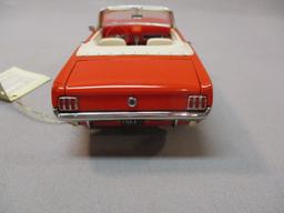Franklin Mint 1964 Ford Mustang Convertible Diecast Car